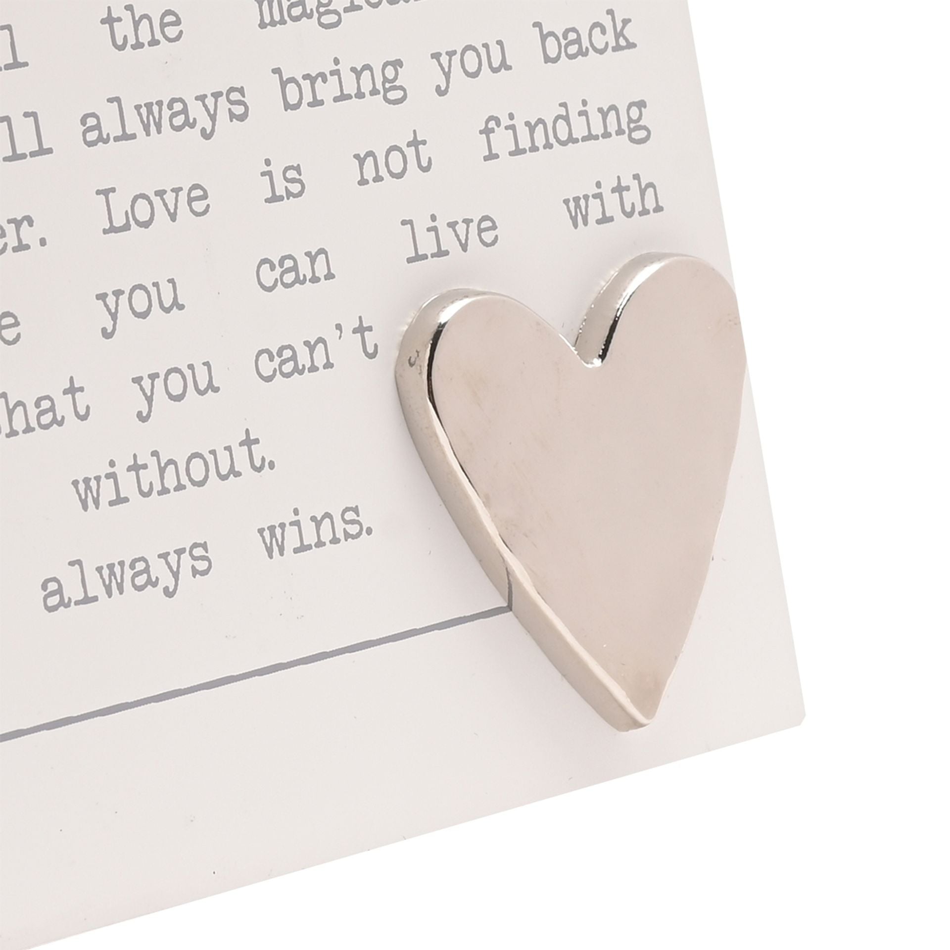 Standing Quote Plaque - Love