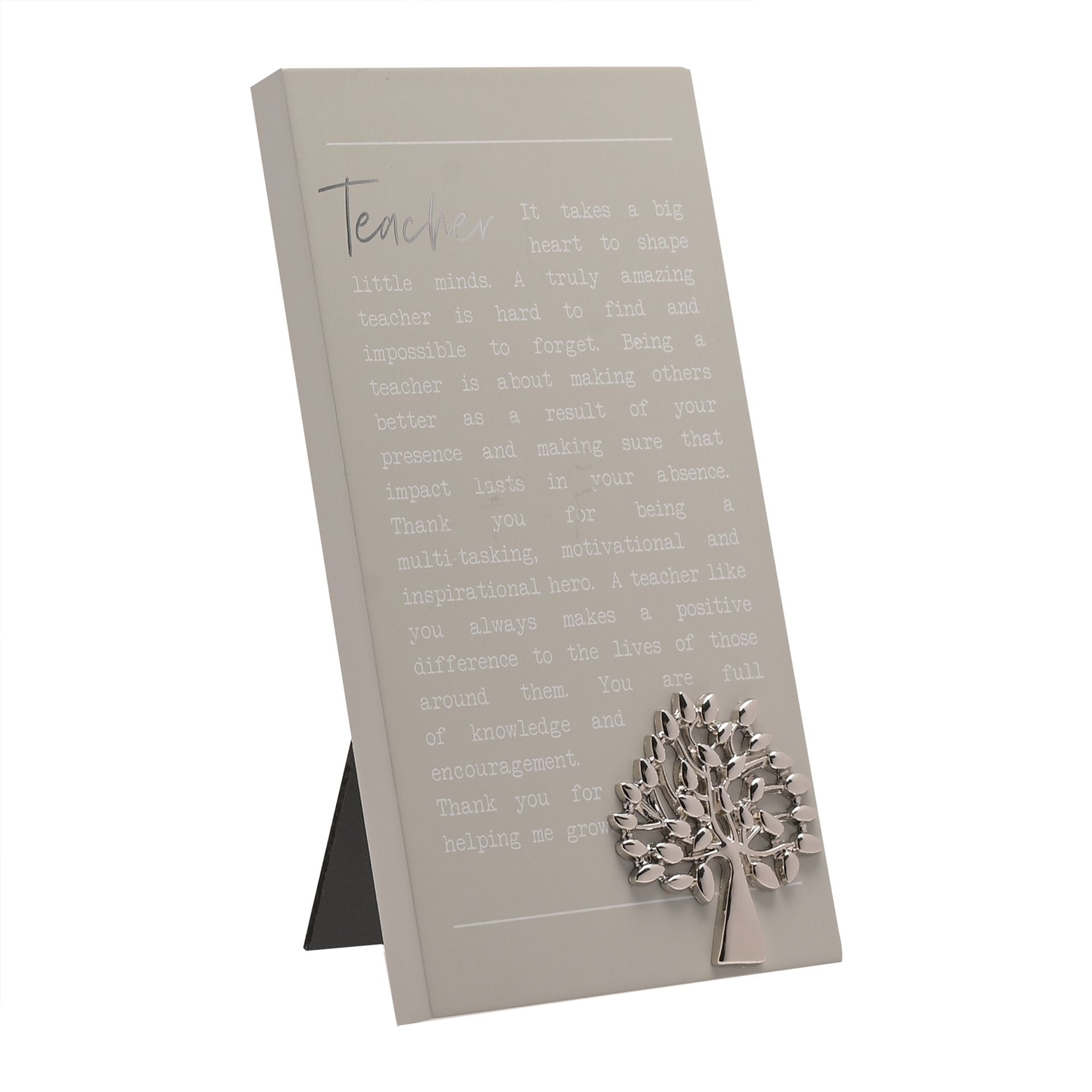 Standing Quote Plaque - Teacher