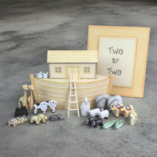 Wooden Noah's Ark Set