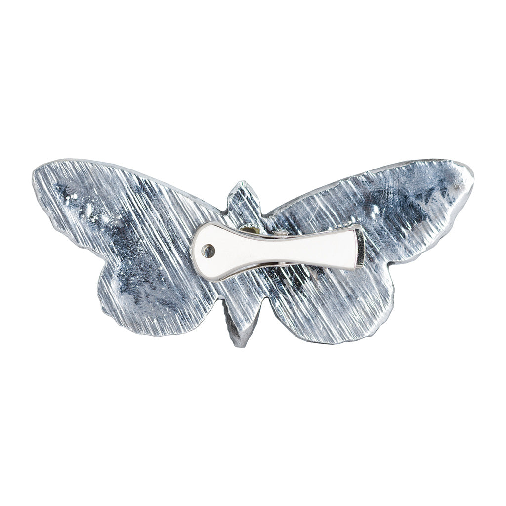 Silver Butterfly Clip
