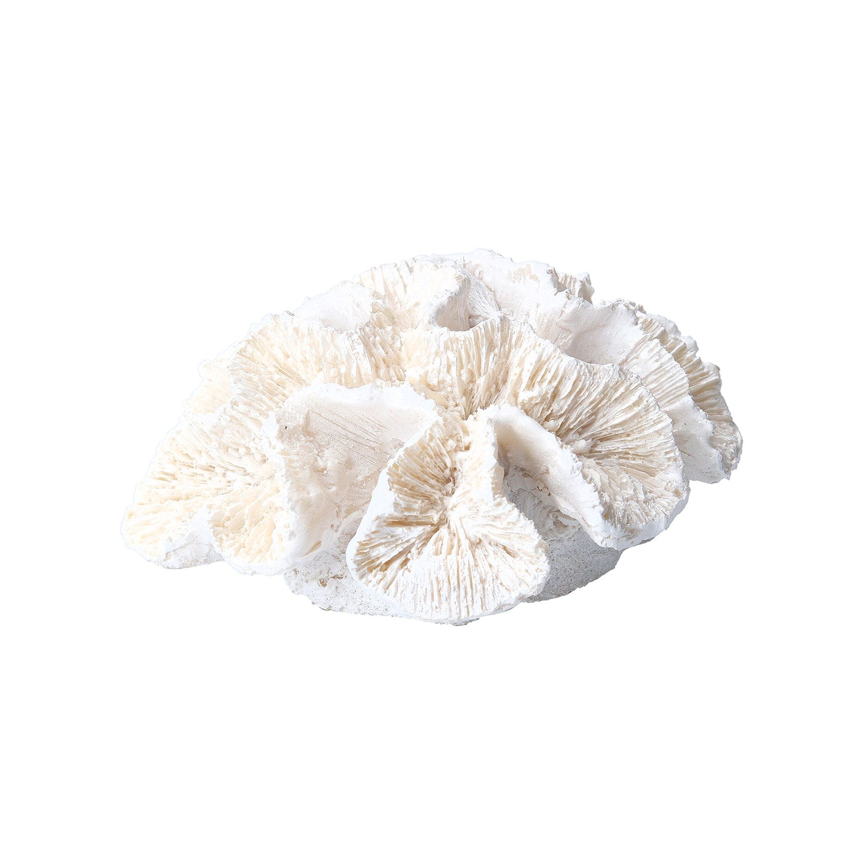 Faux Coral Frill Resin Ornament - Small