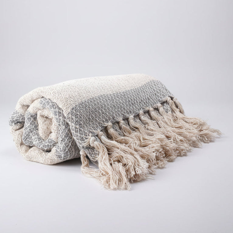 Collecting Seashells | Gorgeous Home Accessories | Grey Throw