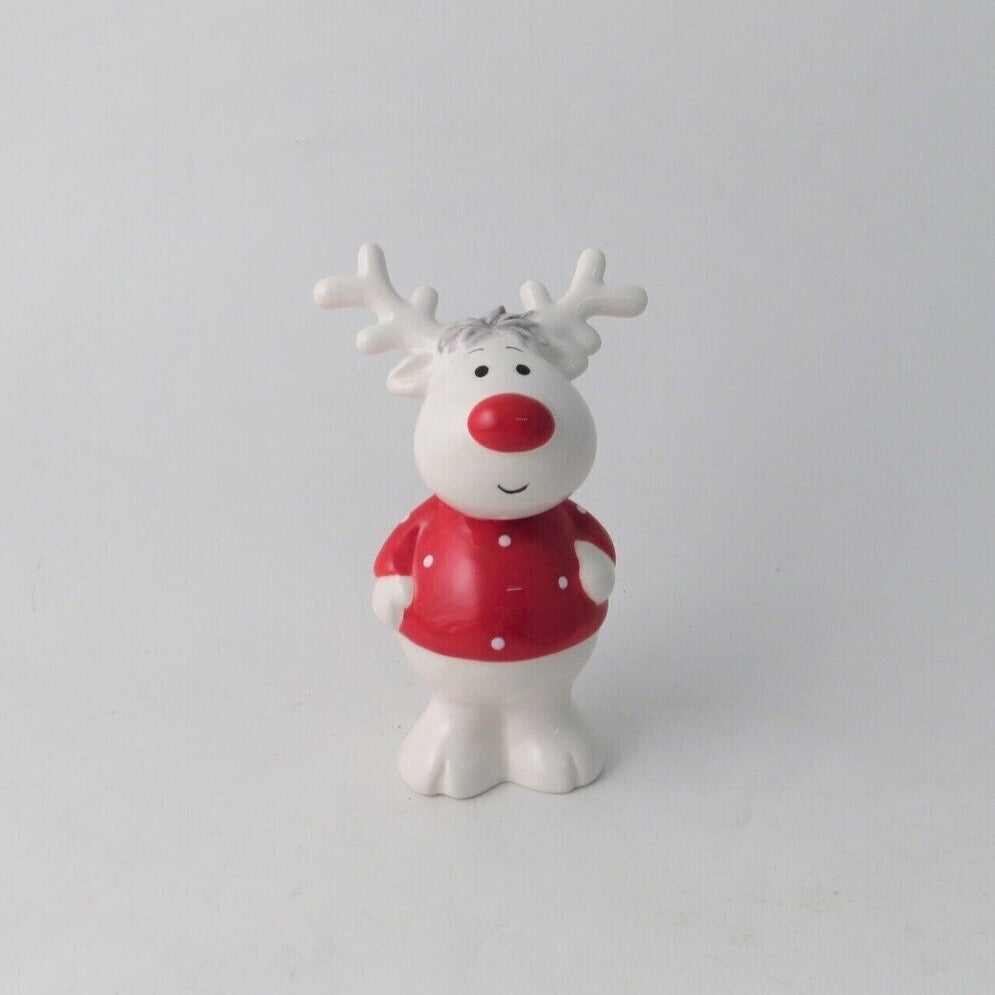 Plump Reindeer in Jumper - Standing