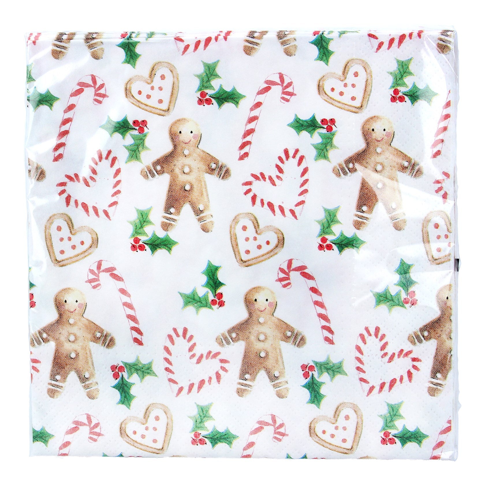 Christmas Napkins - Gingerbread Men