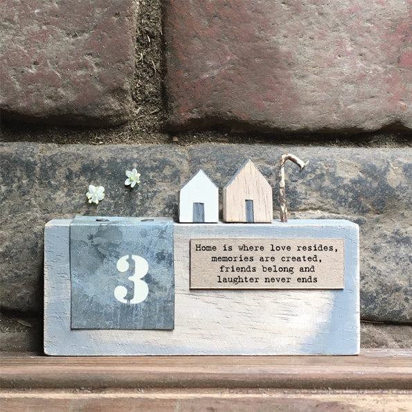 Wonderland Plaque - Home is Where Love Resides