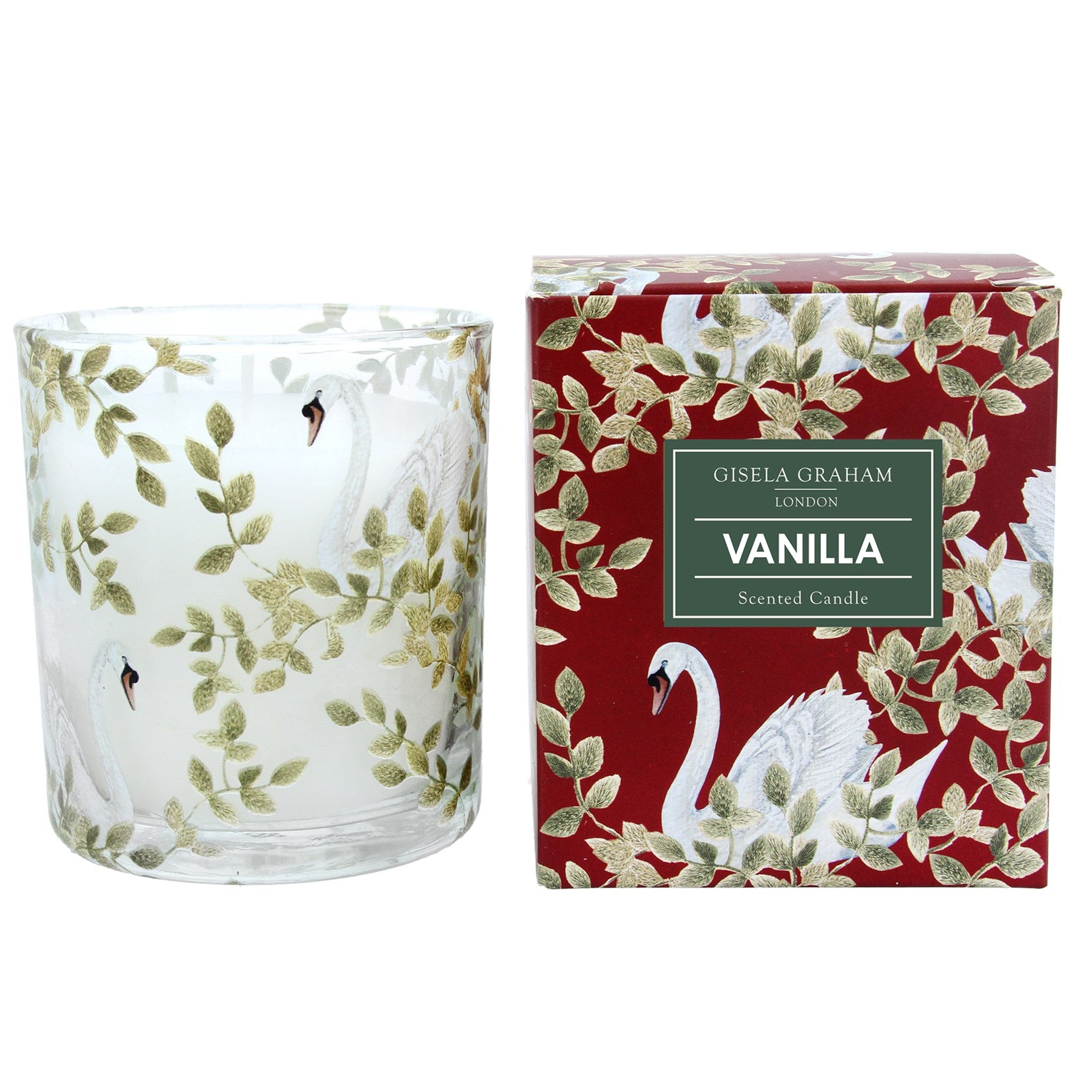 Boxed Scented Candle - Gold Leaf / Swan