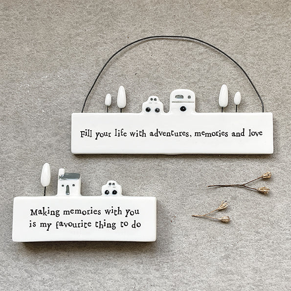 Little Porcelain Scene - Making Memories With You