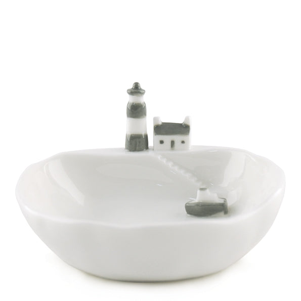 Trinket Dish - Lighthouse Scene
