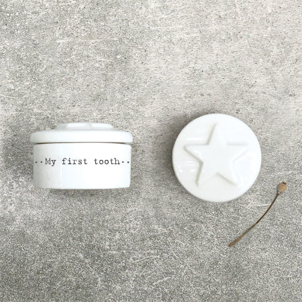 Porcelain Tooth Fairy Box