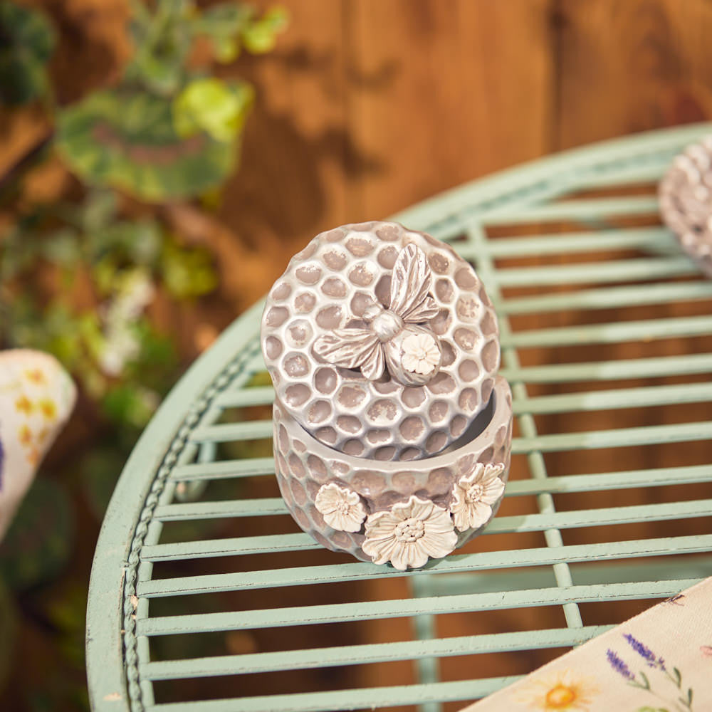 Daisy Bee Trinket Pot