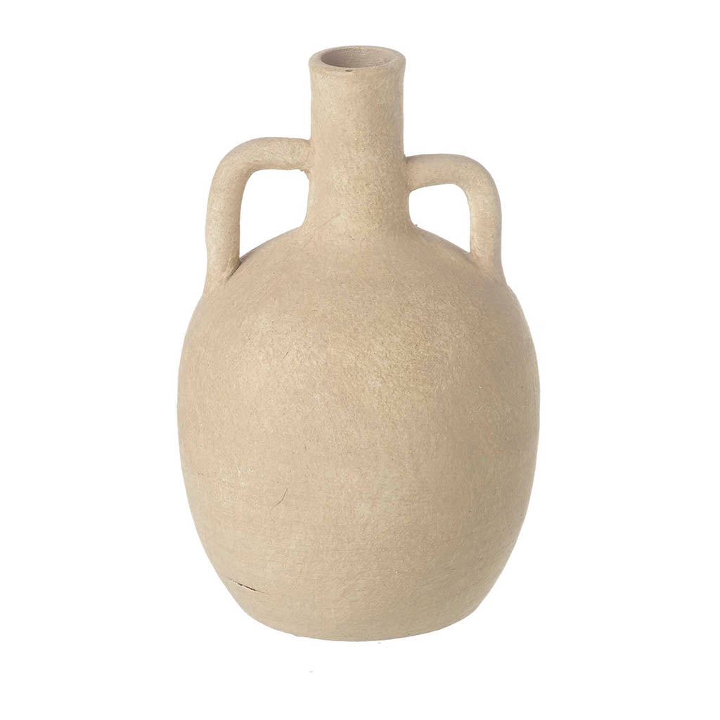 Sand Double Handle Athena Vase - Small