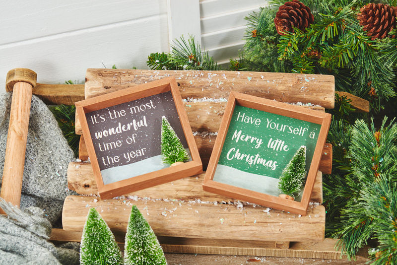 Most Wonderful Time of the Year Quote Plaque