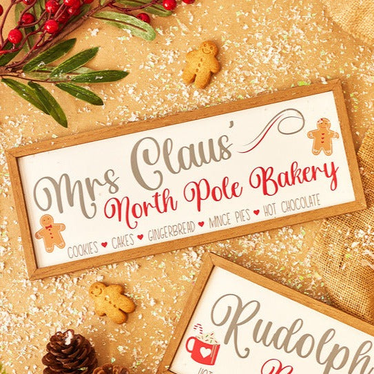 Mrs Claus Bakery Quote Plaque