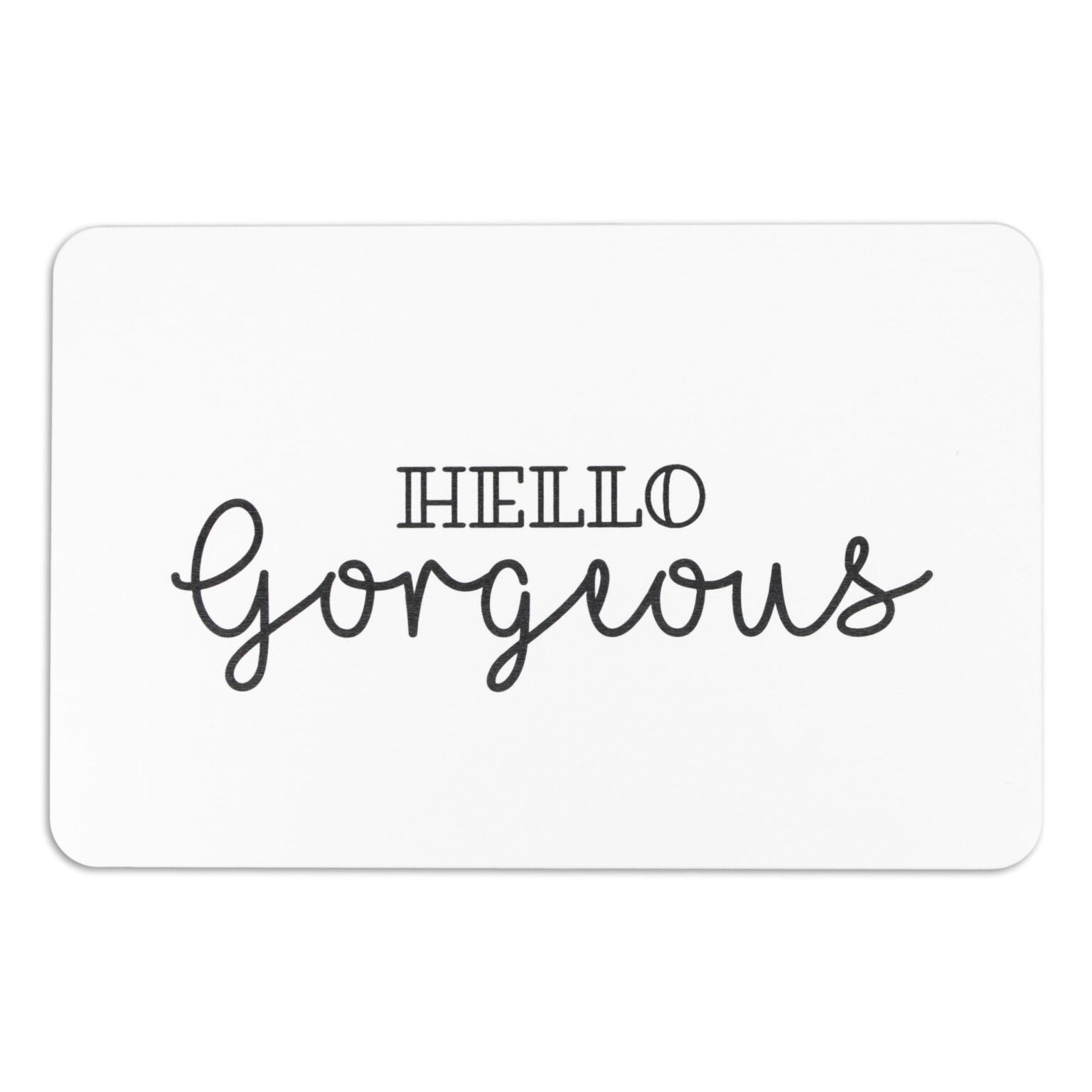 Hello Gorgeous Stone Bath Mat