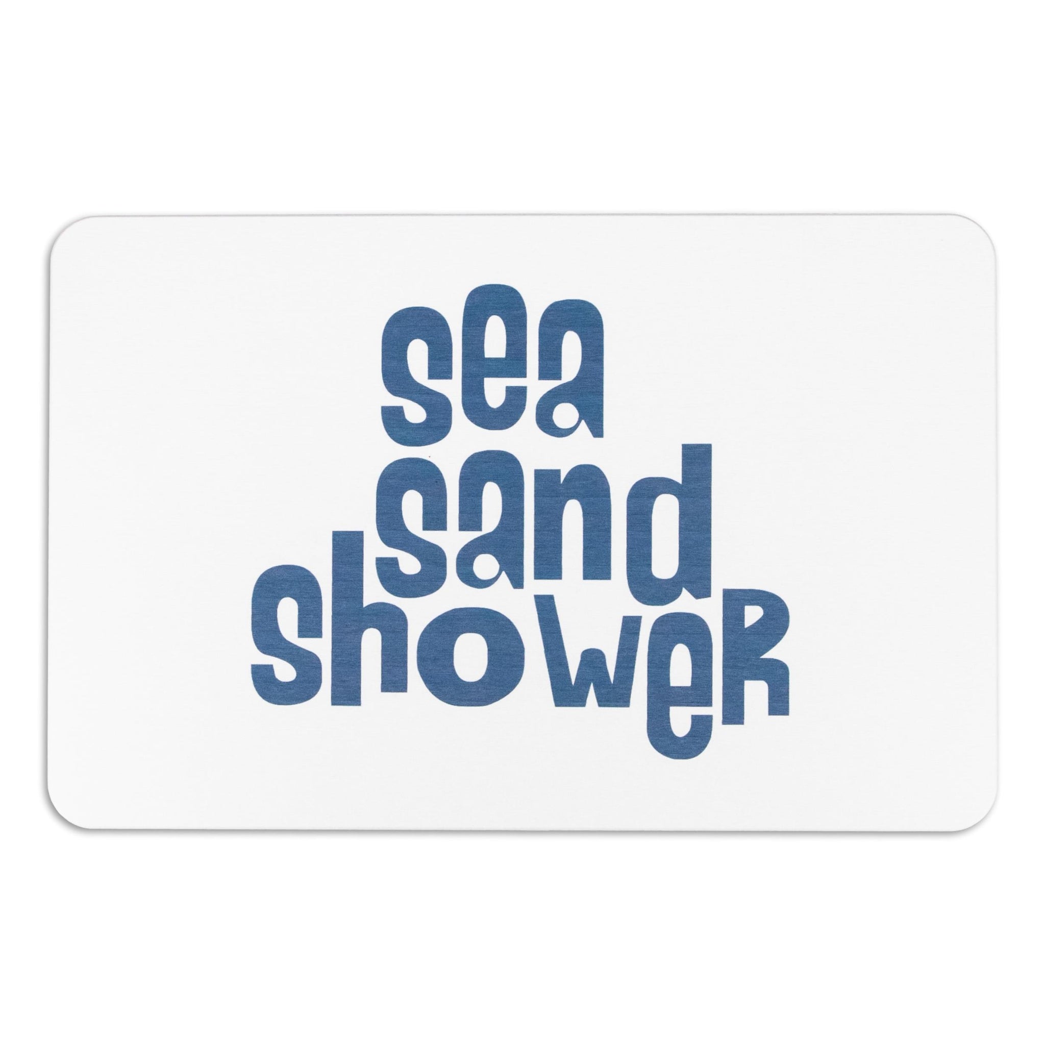 Sea, Sand, Shower Stone Bath Mat