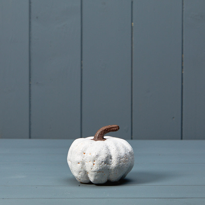 Mini Glazed Pumpkin - Grey