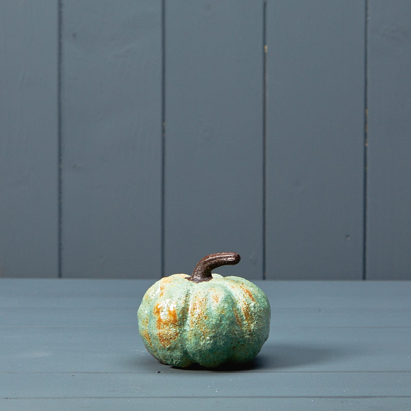 Mini Glazed Pumpkin - Green