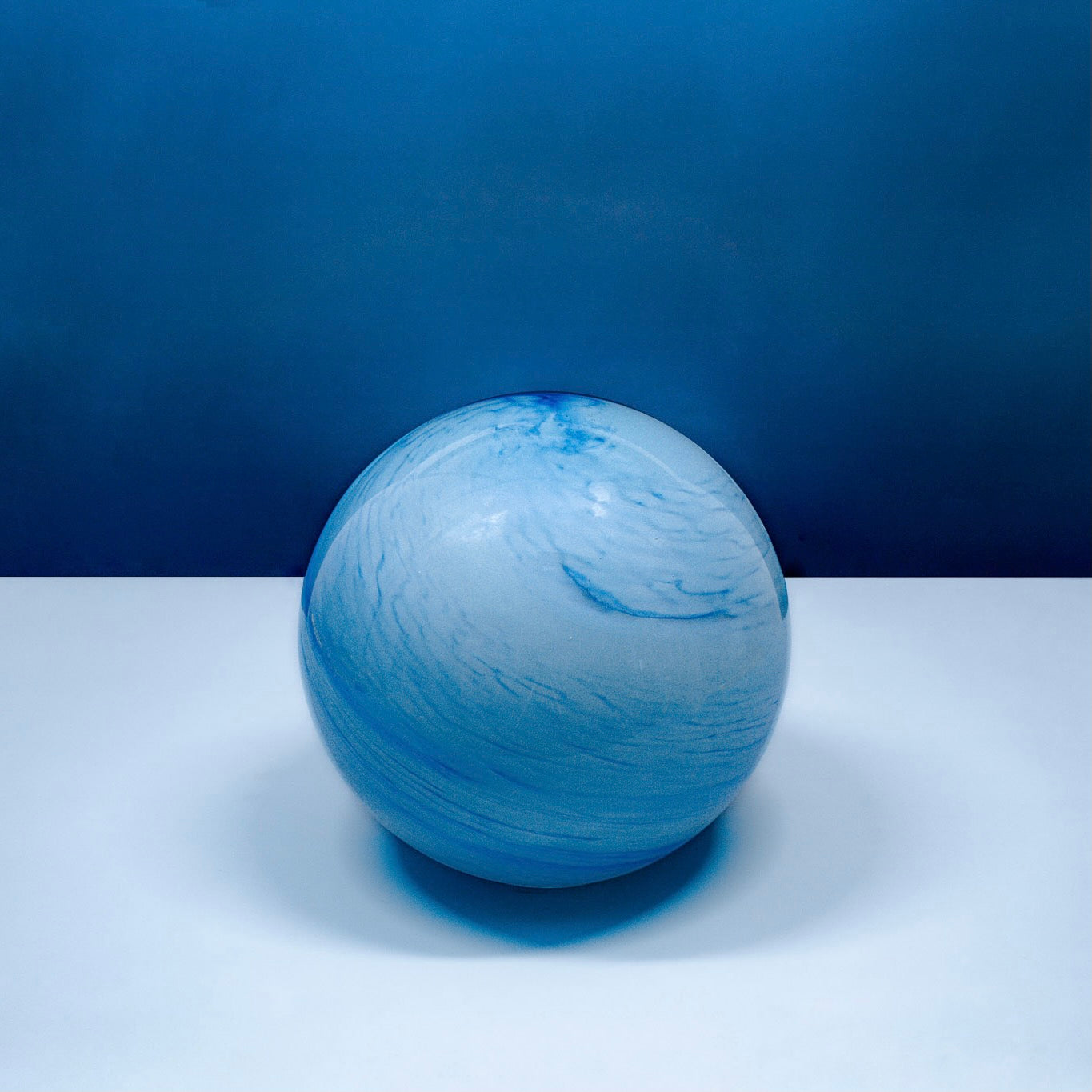 Round Glass Glow Lamp - Pacific Reef