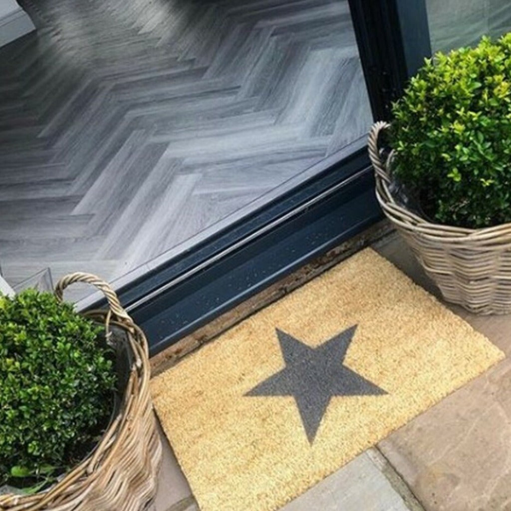 Grey Star Doormat