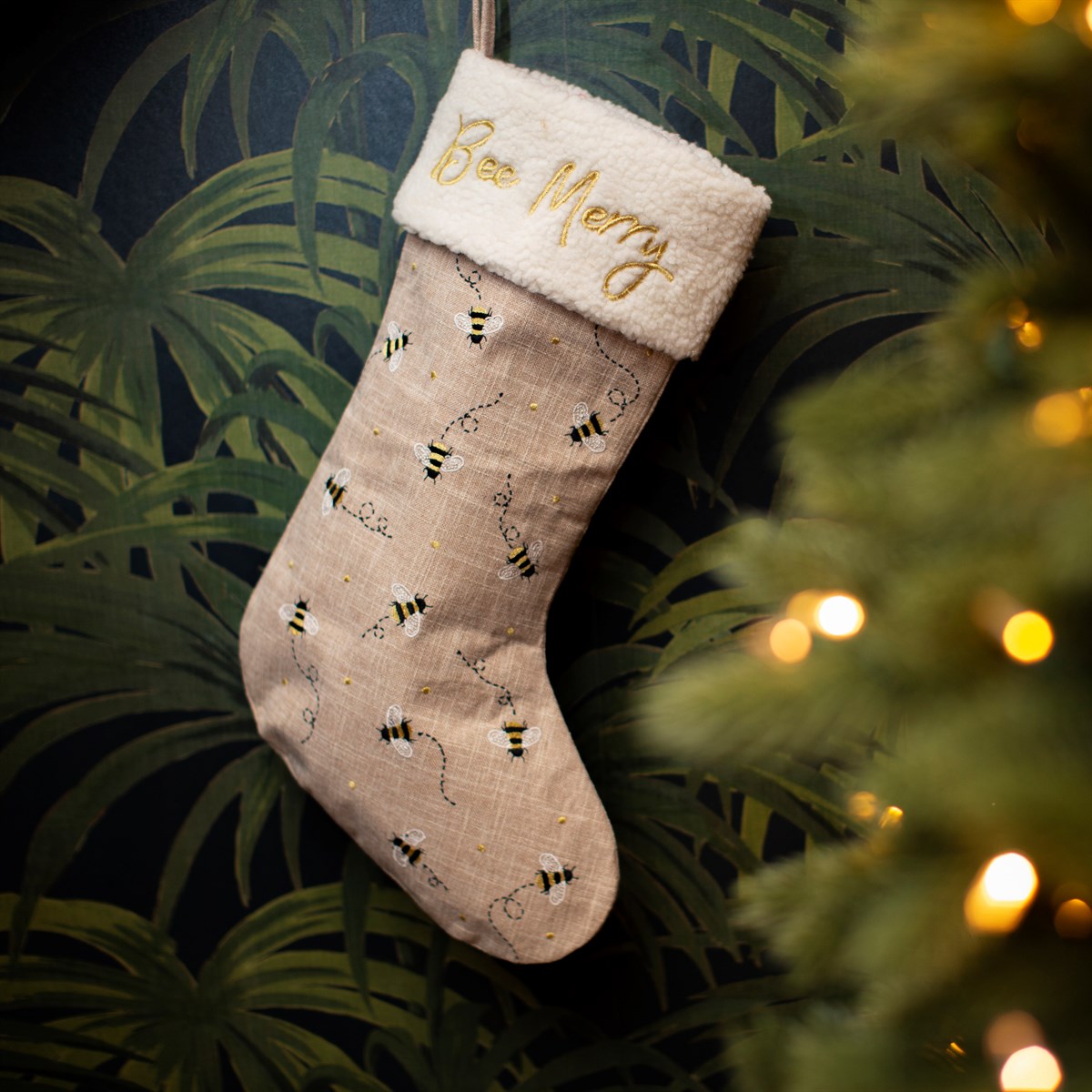 Bee Merry Stocking