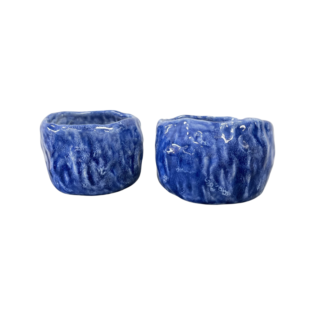 Handmade Pinch Pot - Ocean Blue
