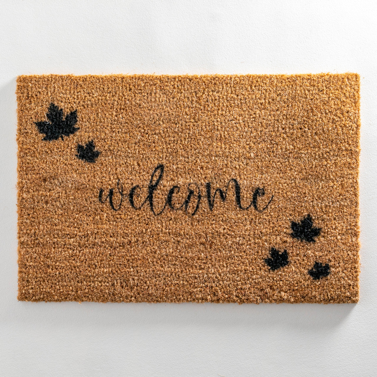 Welcome Leaf Doormat