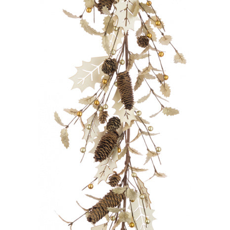 Neutral Holly Garland