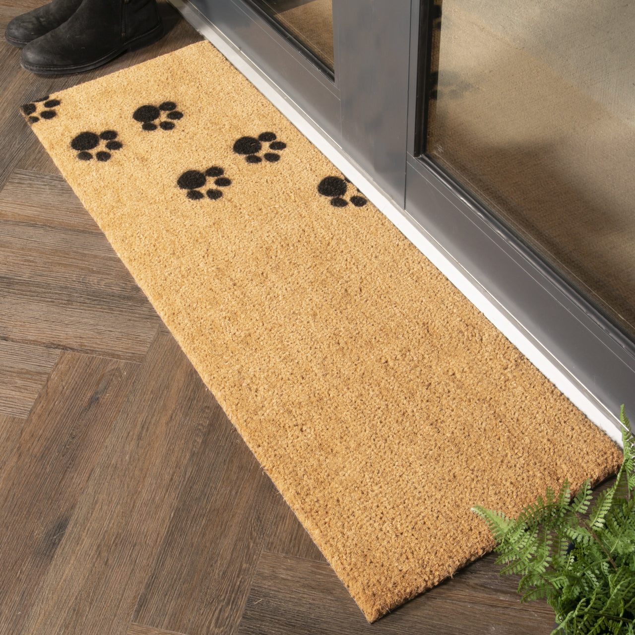 Paw Print Double Doormat