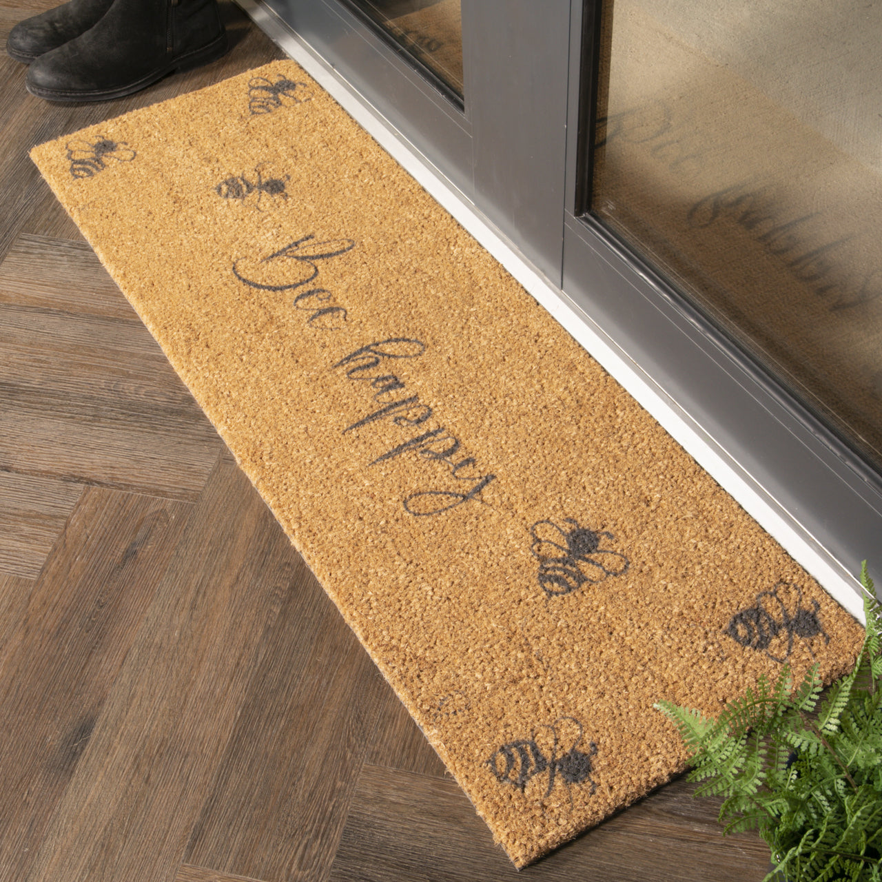 Bee Happy Double Doormat