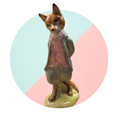 1954 BESWICK Beatrix Potter 'Foxy Whiskered Gentleman' Ornament