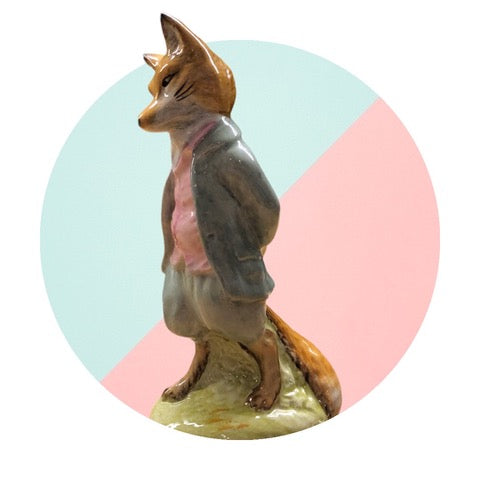 1954 BESWICK Beatrix Potter 'Foxy Whiskered Gentleman' Ornament