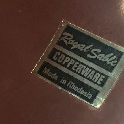 1970's ROYAL SABLE Copperware Coffee / Chocolate Set