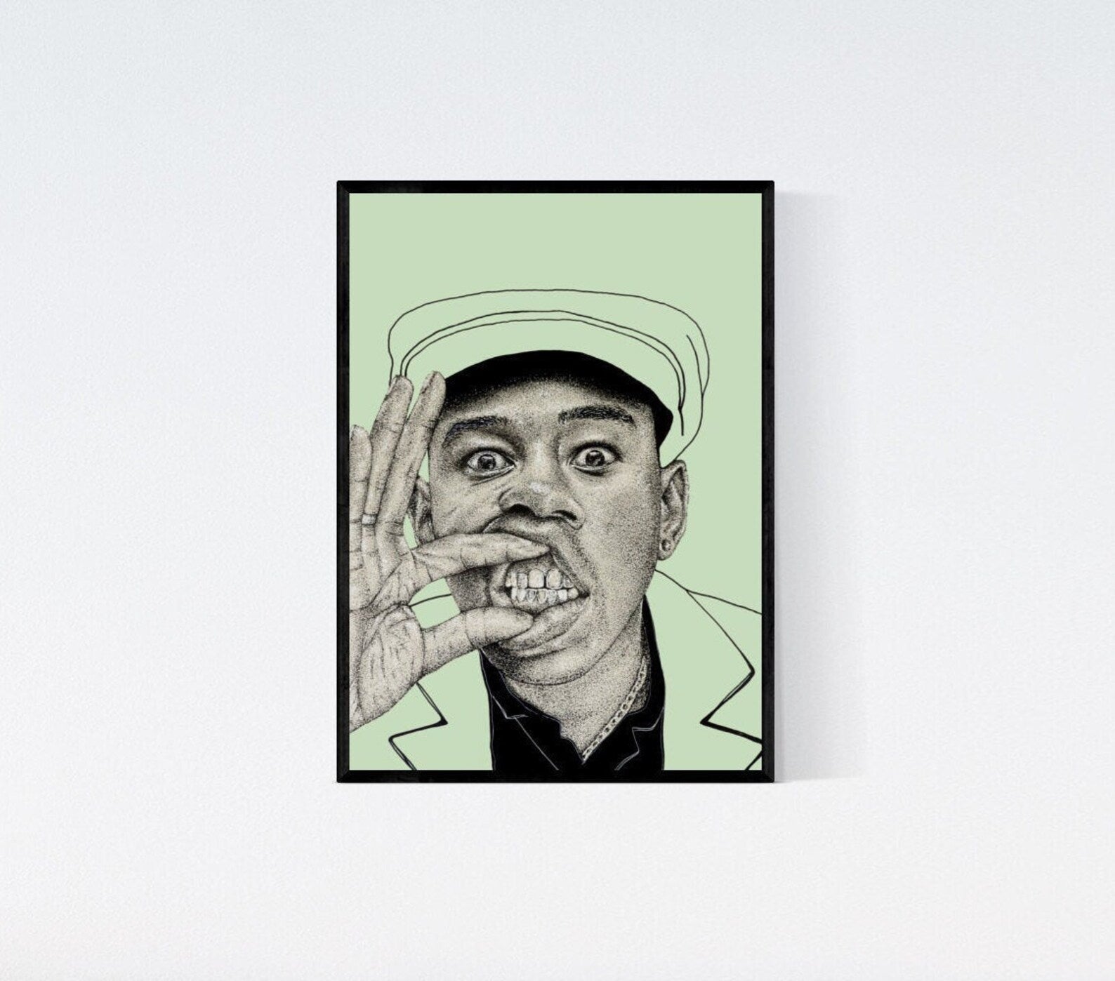 Pointillism Print - Tyler, The Creator