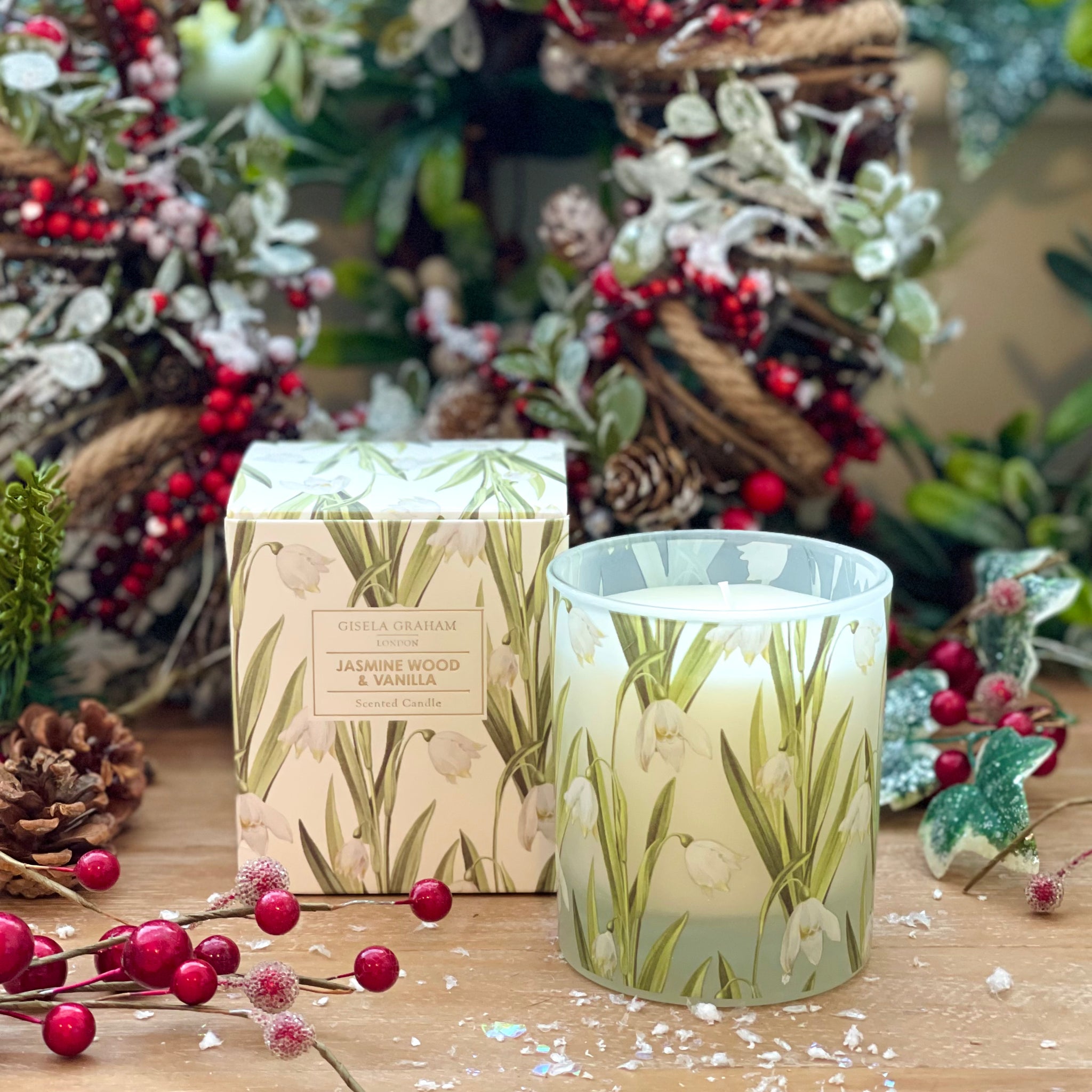 Boxed Scented Candle - Snowdrop
