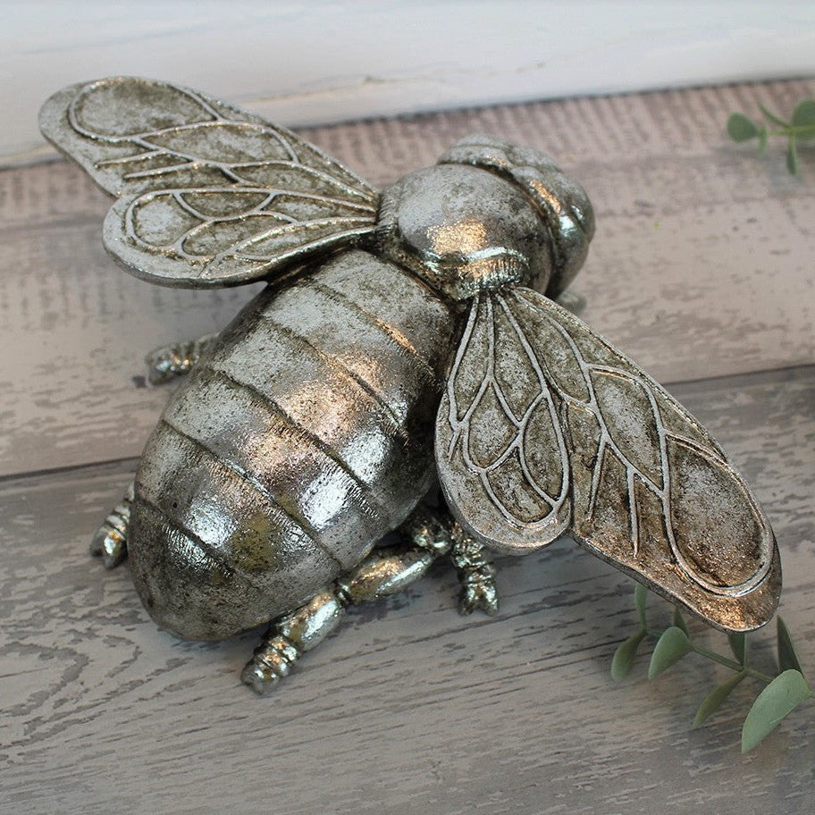 Silver Bee Ornament
