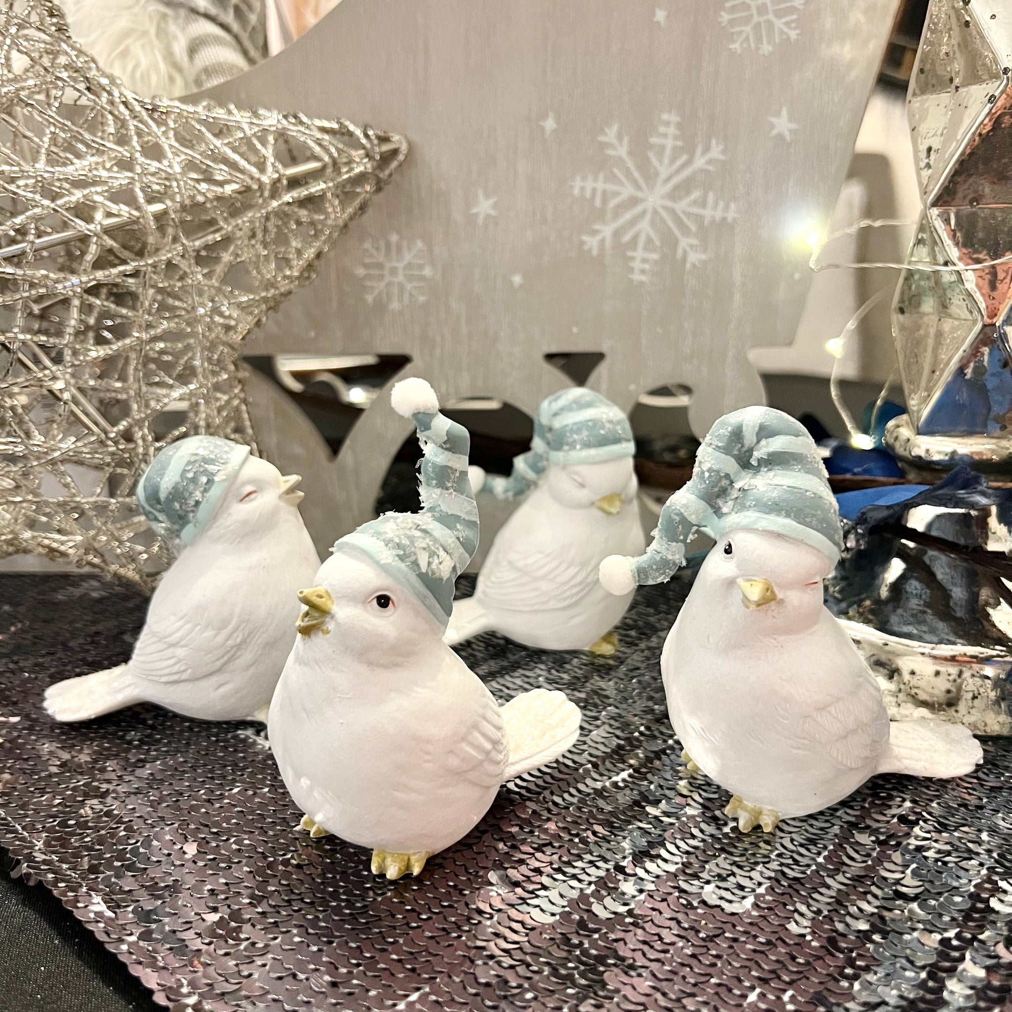 Winter Birds - Set of 4