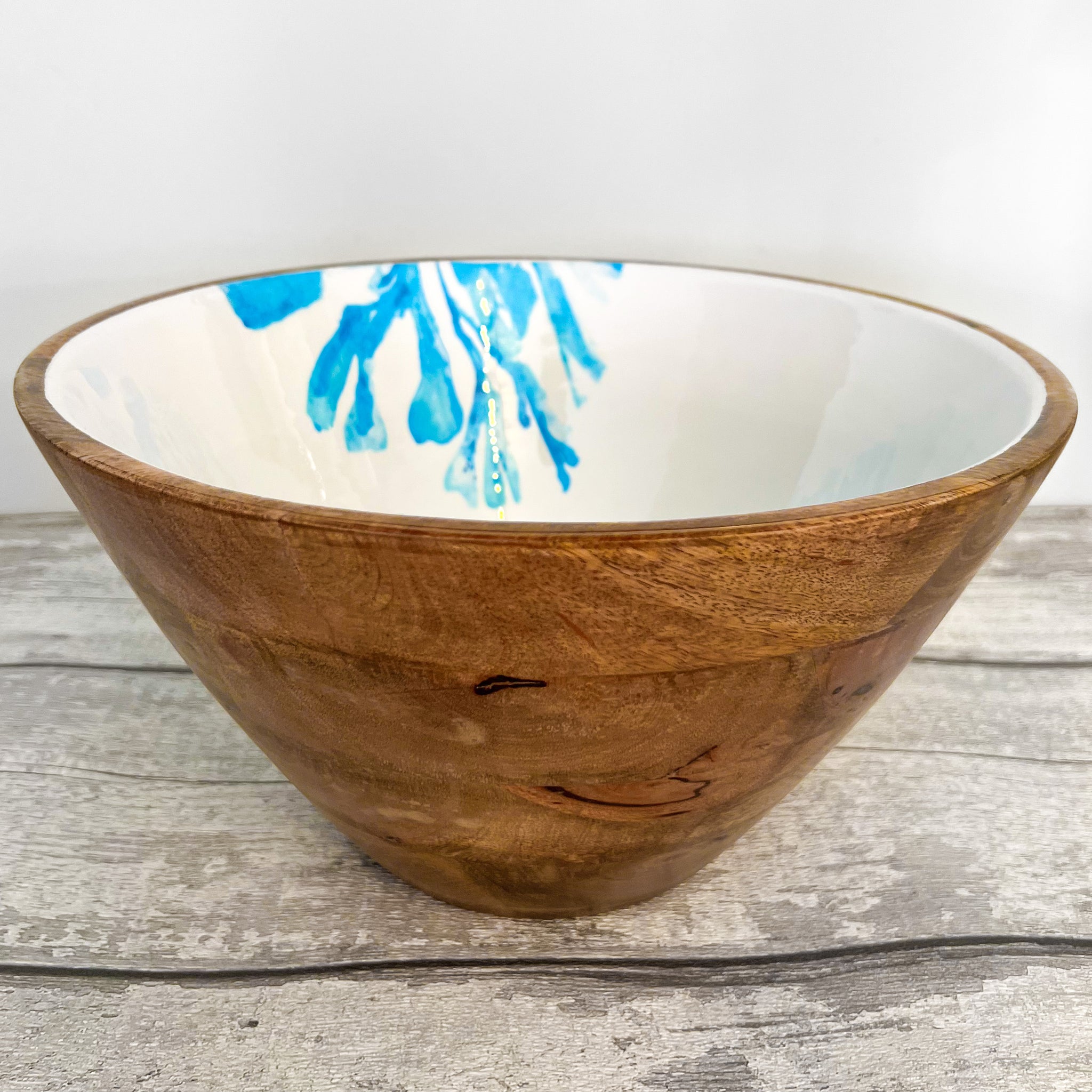 Mango Wood Seaweed Salad Bowl