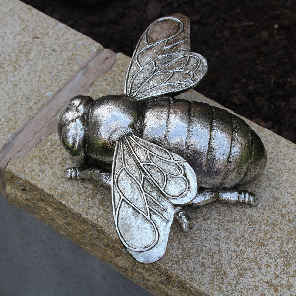 Silver Bee Ornament