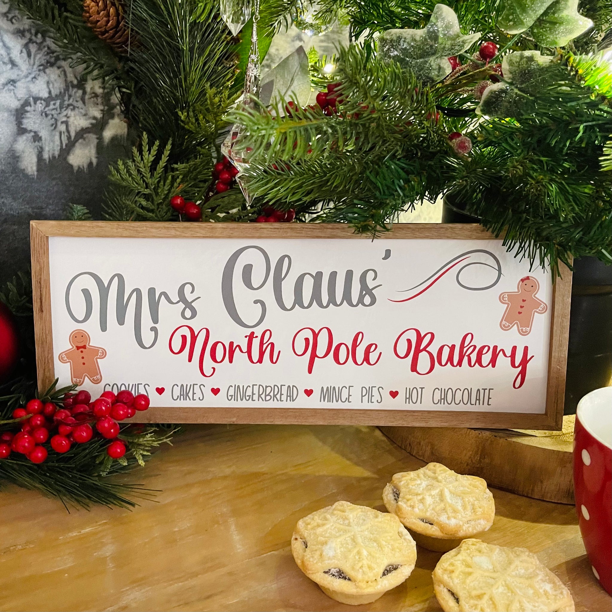 Mrs Claus Bakery Quote Plaque