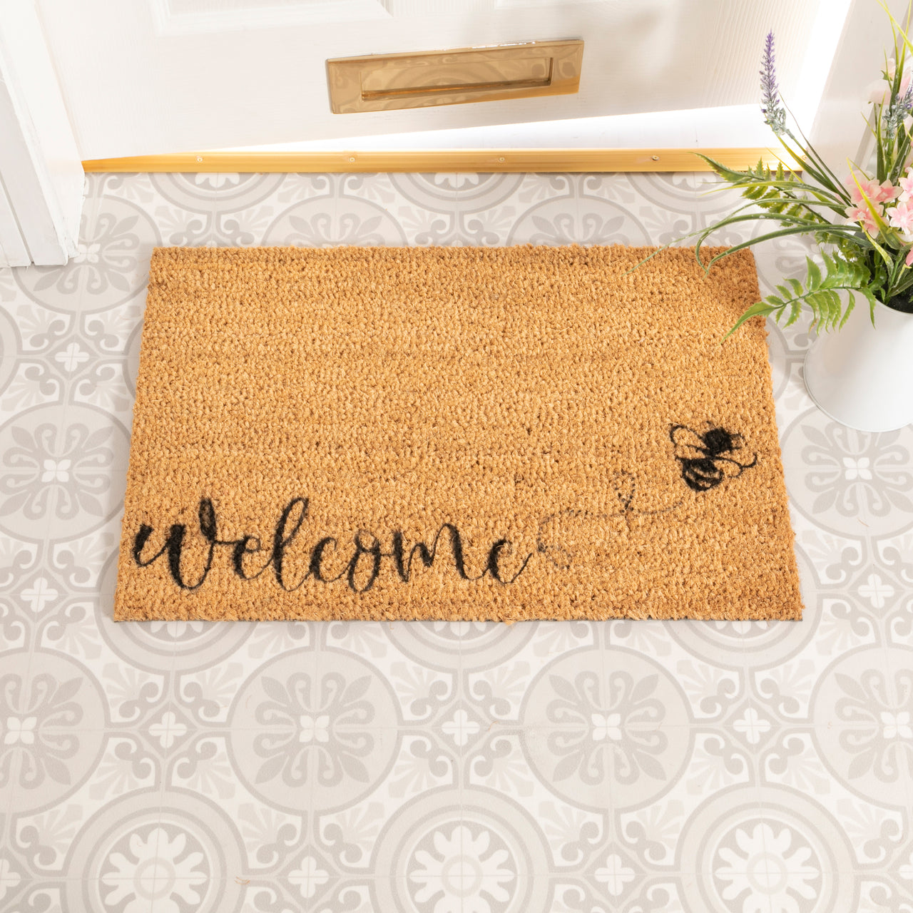 Welcome Bee Doormat