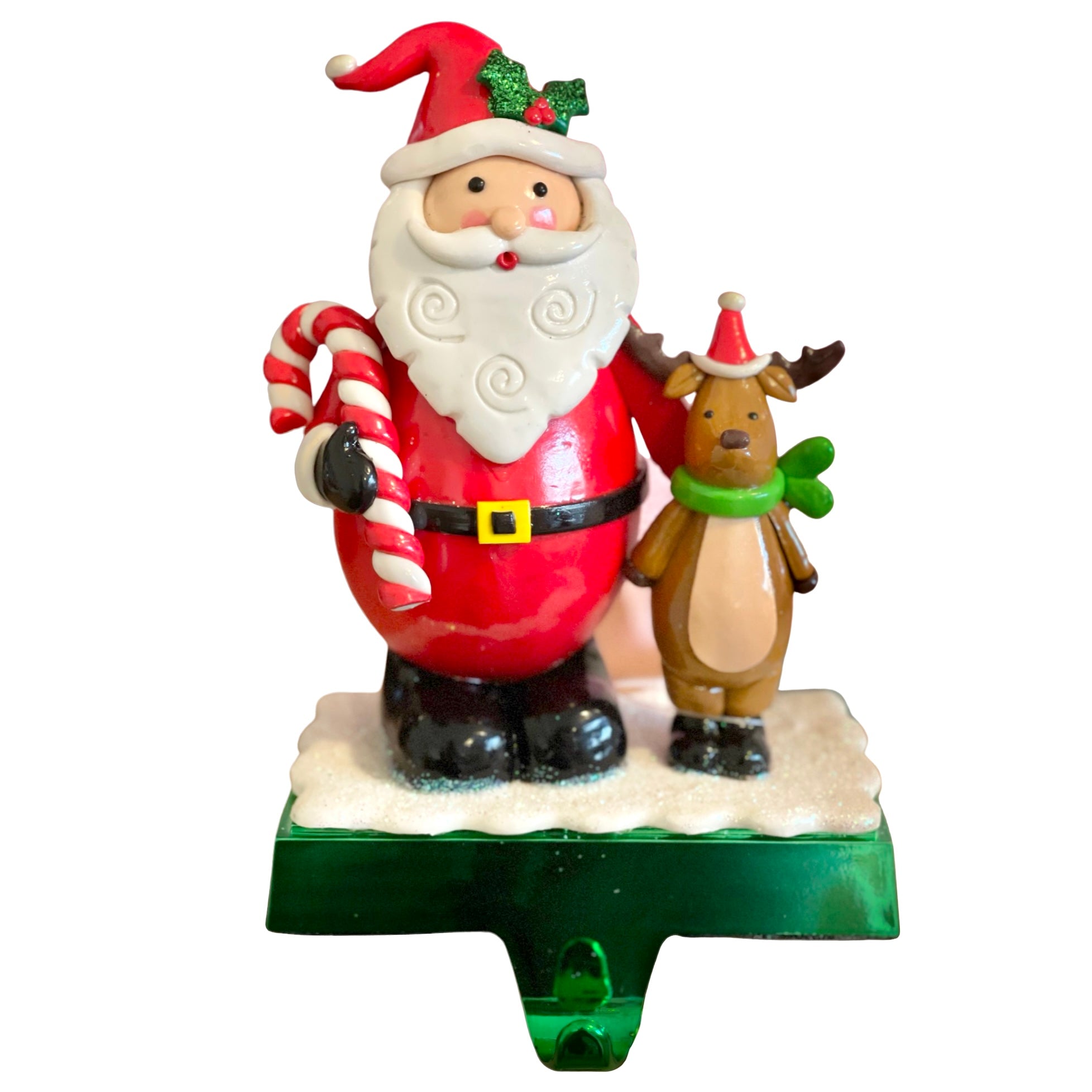 Stocking Hanger - Santa & Reindeer