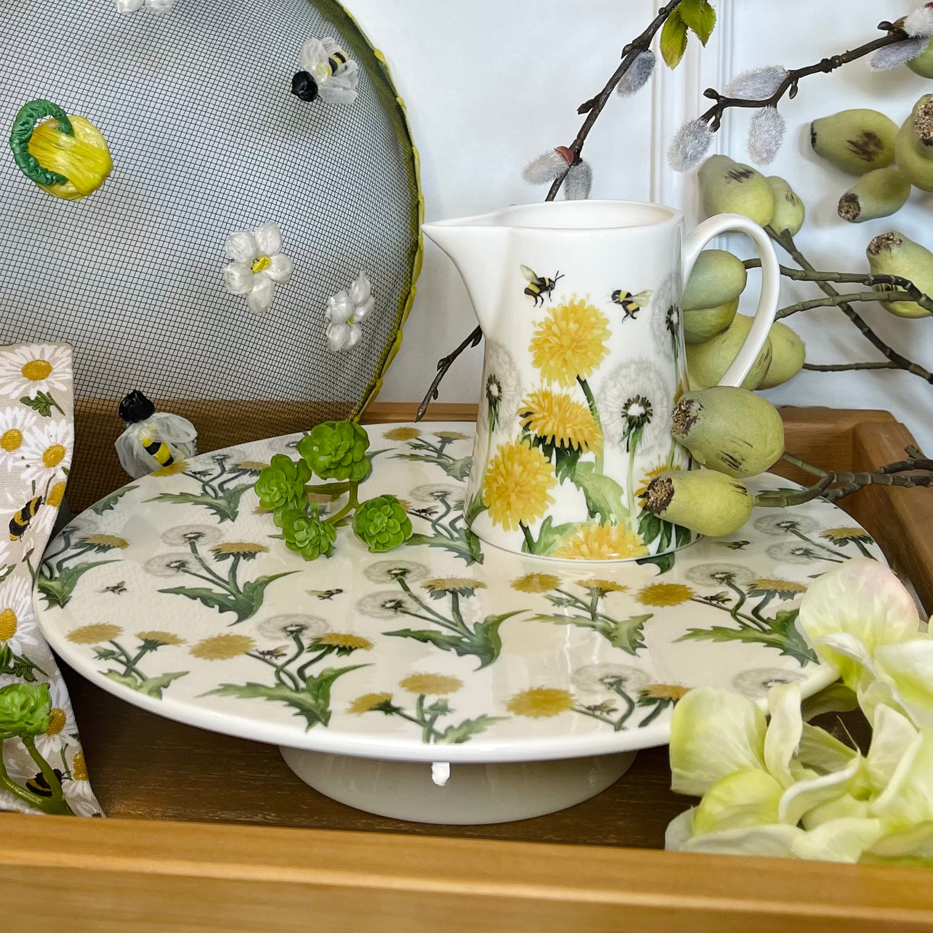 Collecting Seashells Beautiful Home Decor Bone China Cake