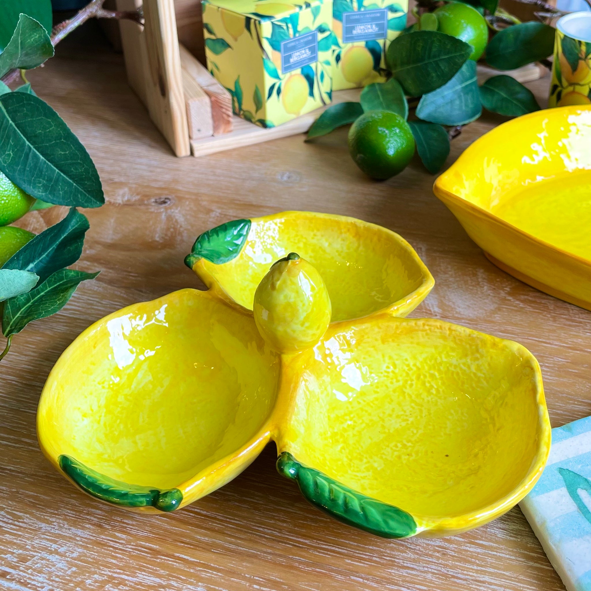 Ceramic Lemon Nibble Dish