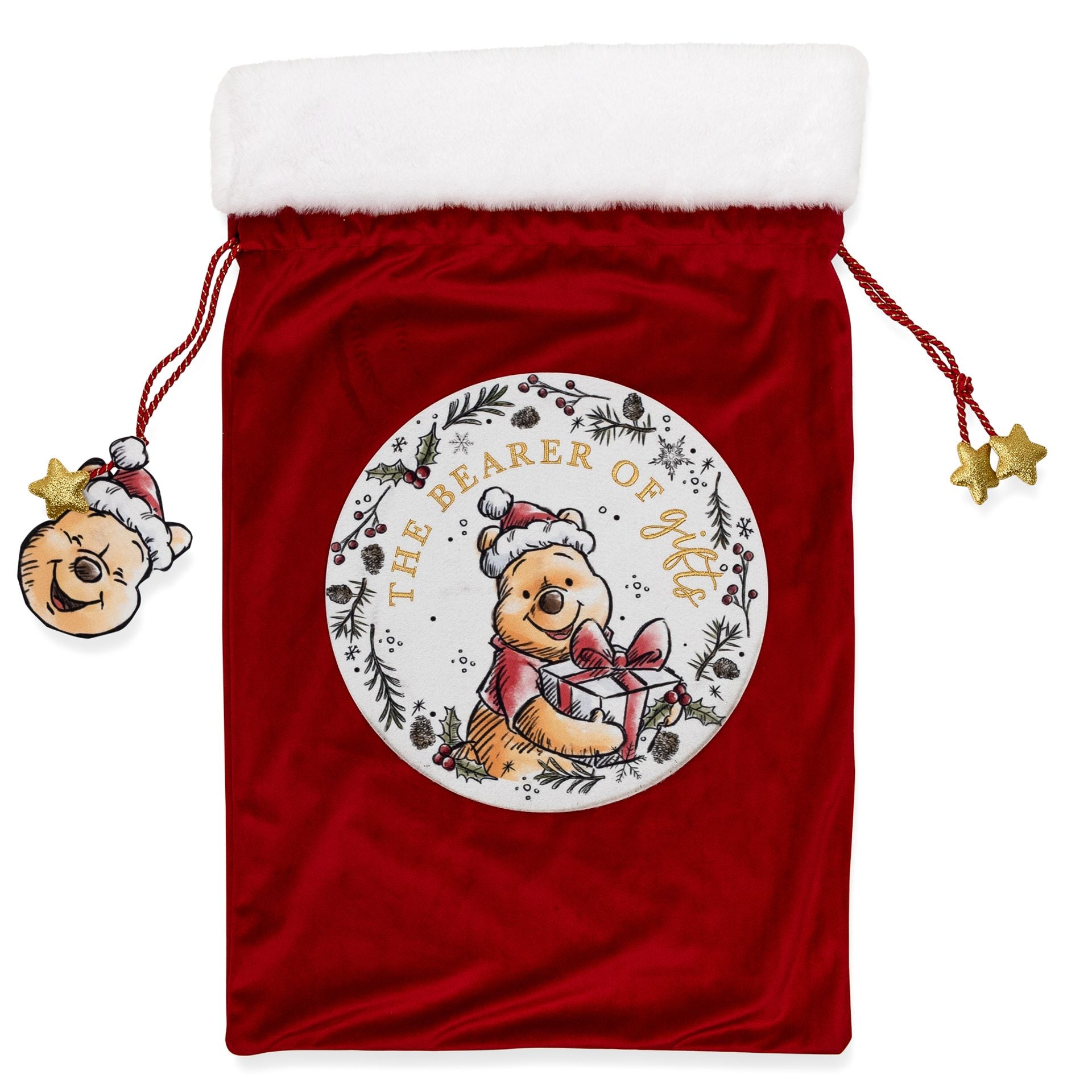 Red Christmas Sack - Winnie the Pooh