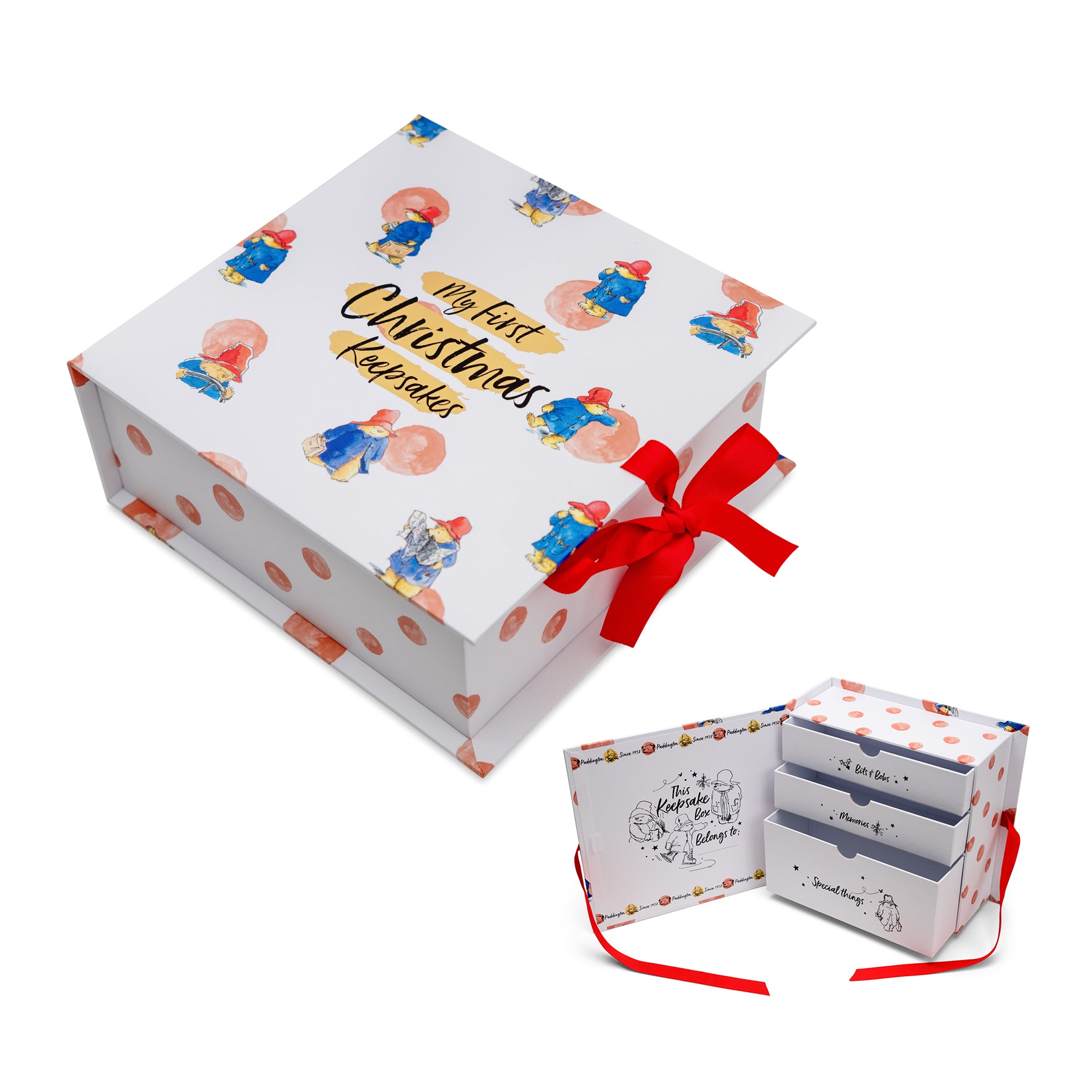 Baby's First Christmas Keepsake Box - Paddington Bear