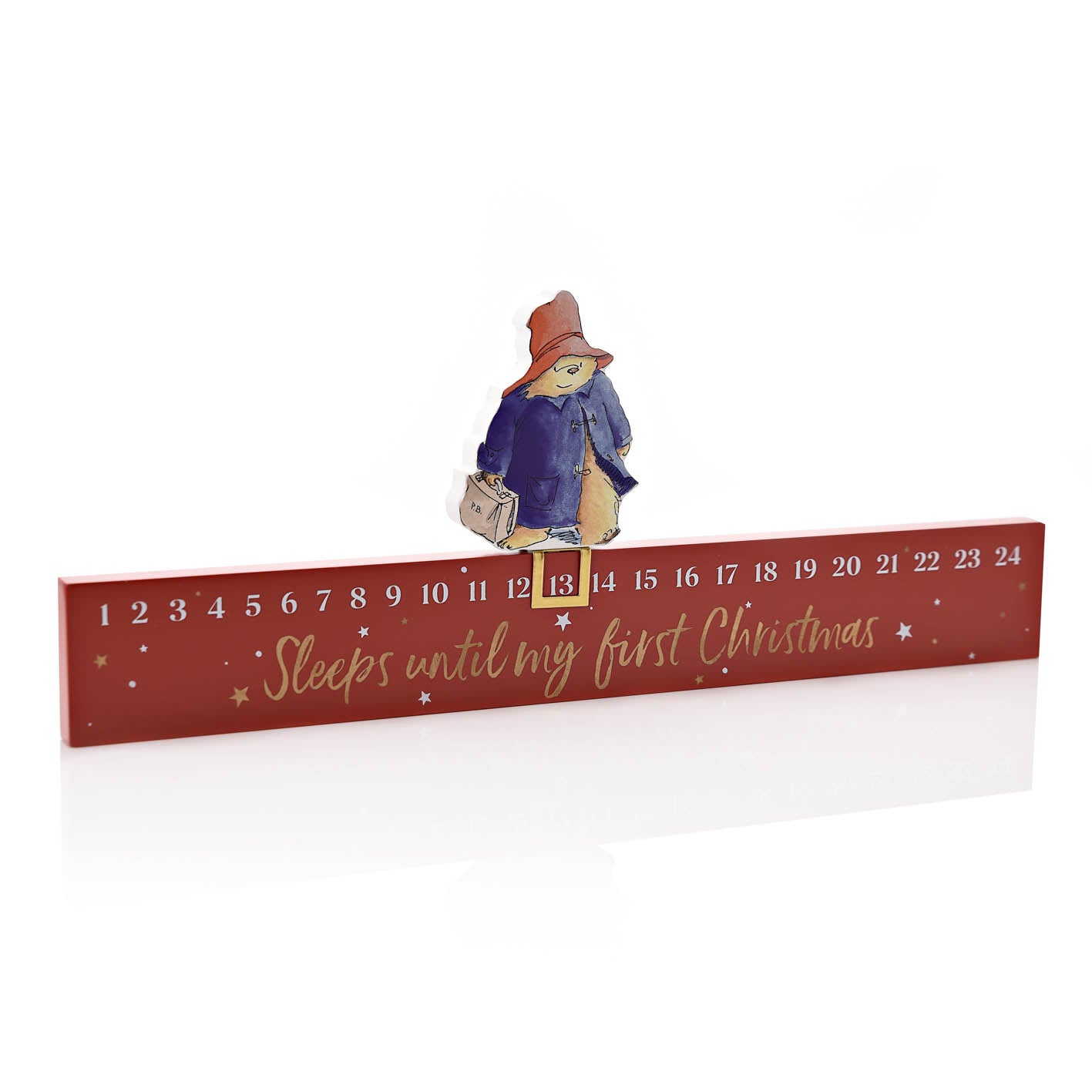 Baby's First Christmas Countdown Calendar - Paddington Bear