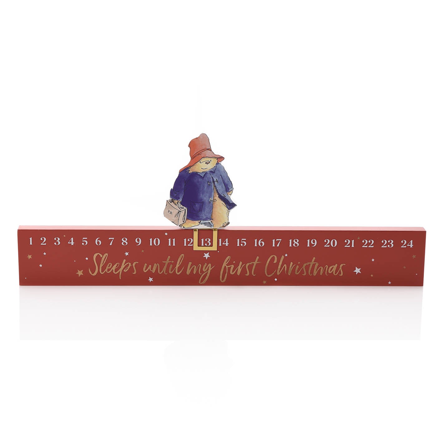 Baby's First Christmas Countdown Calendar - Paddington Bear