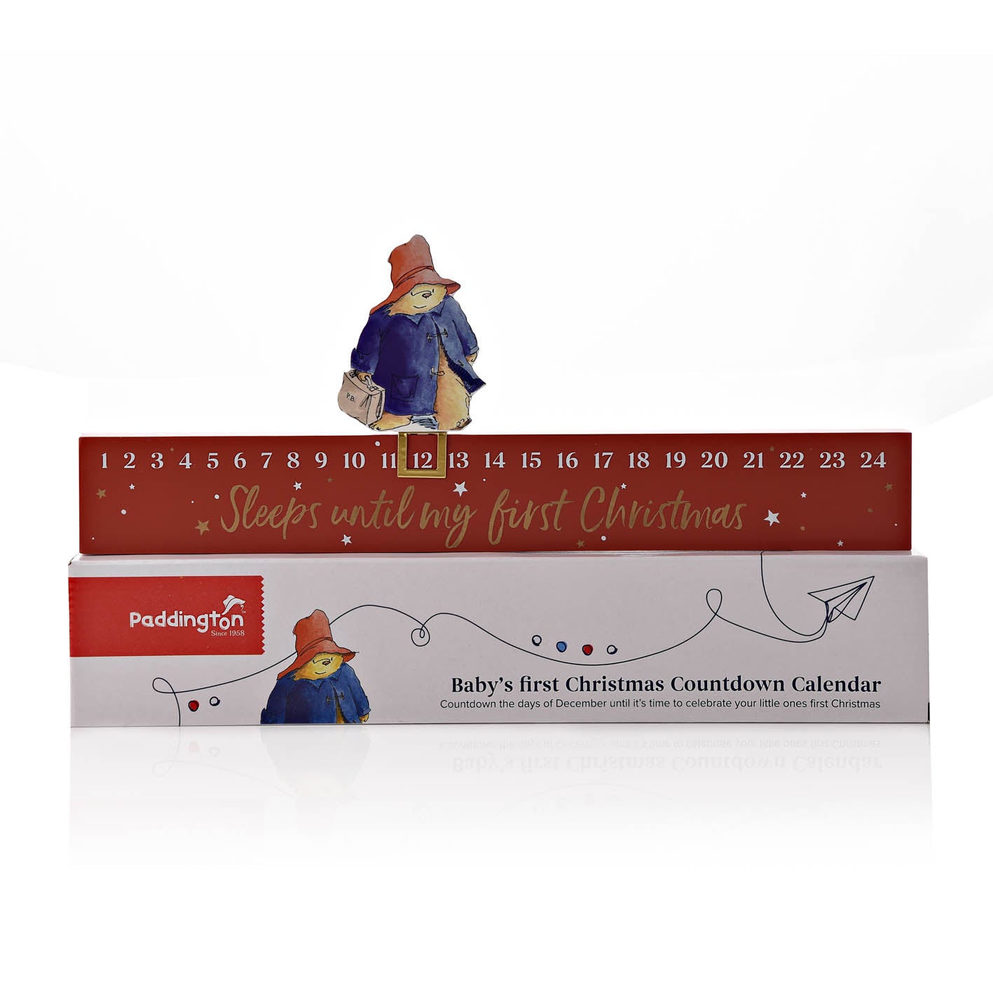 Baby's First Christmas Countdown Calendar - Paddington Bear